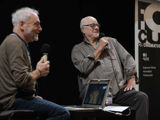 Mesterkurzus: Andor Tamás életműdíjas operatőrrel Szabó Gábor (HCA) operatőr beszélget 